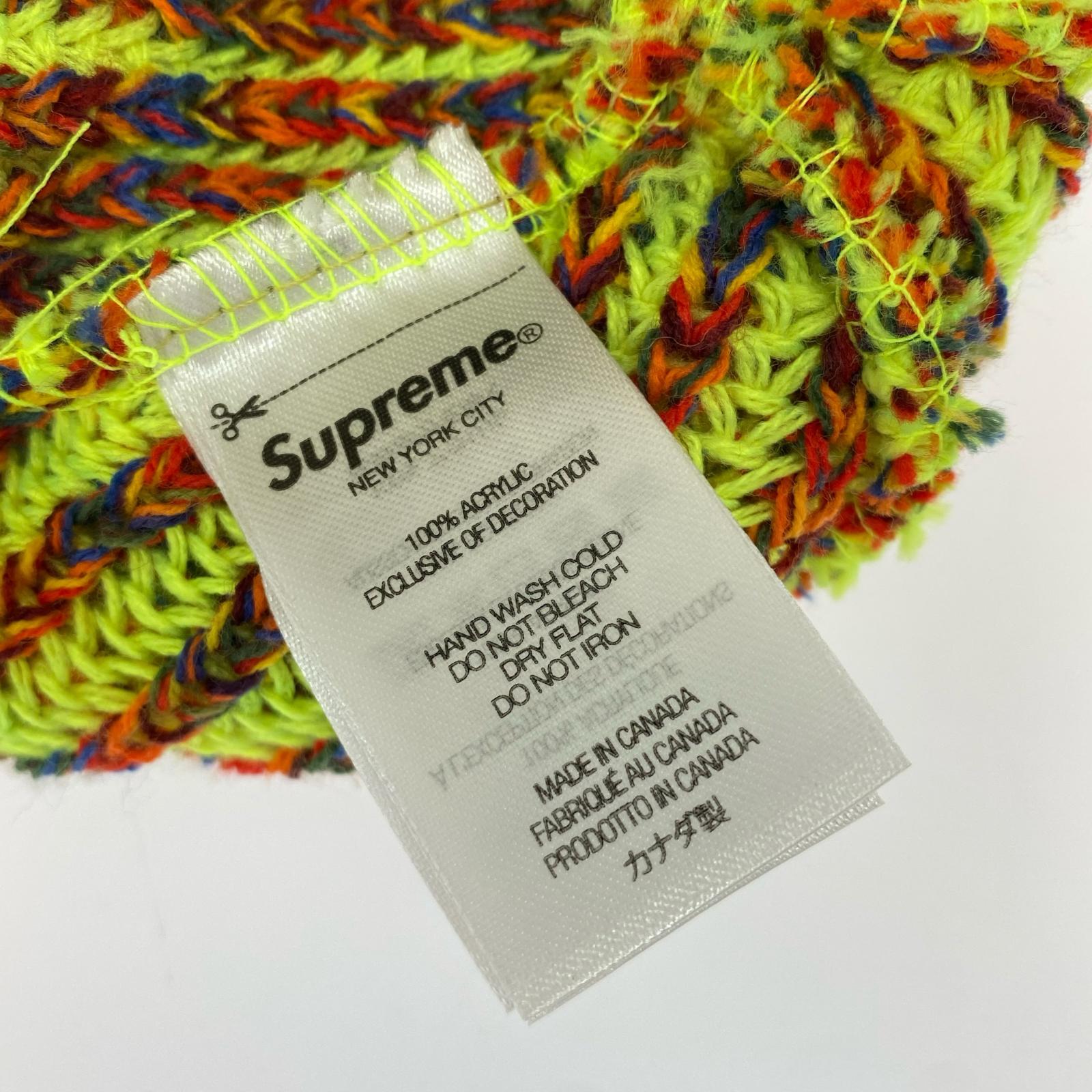 ニットキャップ 25AW/Rainbow Loose Gauge Beanie マルチカラー
