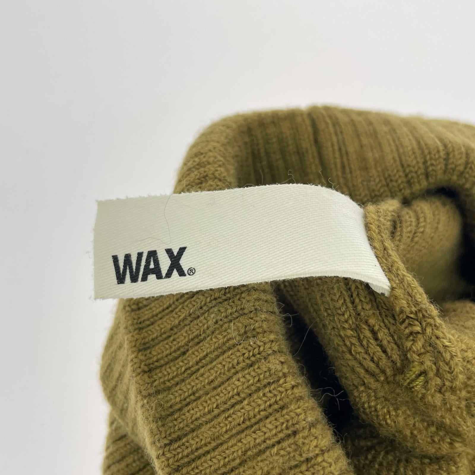 ニットキャップ WAX ニットキャップ カーキ