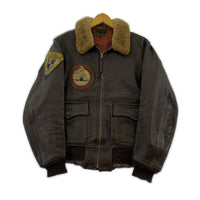 レザージャケット REAL MCCOY M-422A デス ラトラーズ(38) 38 ブラウン