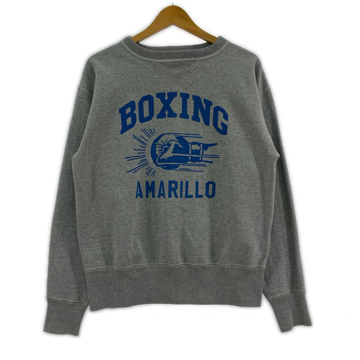 スウェット BOXING 3段プリント グレー (M) M