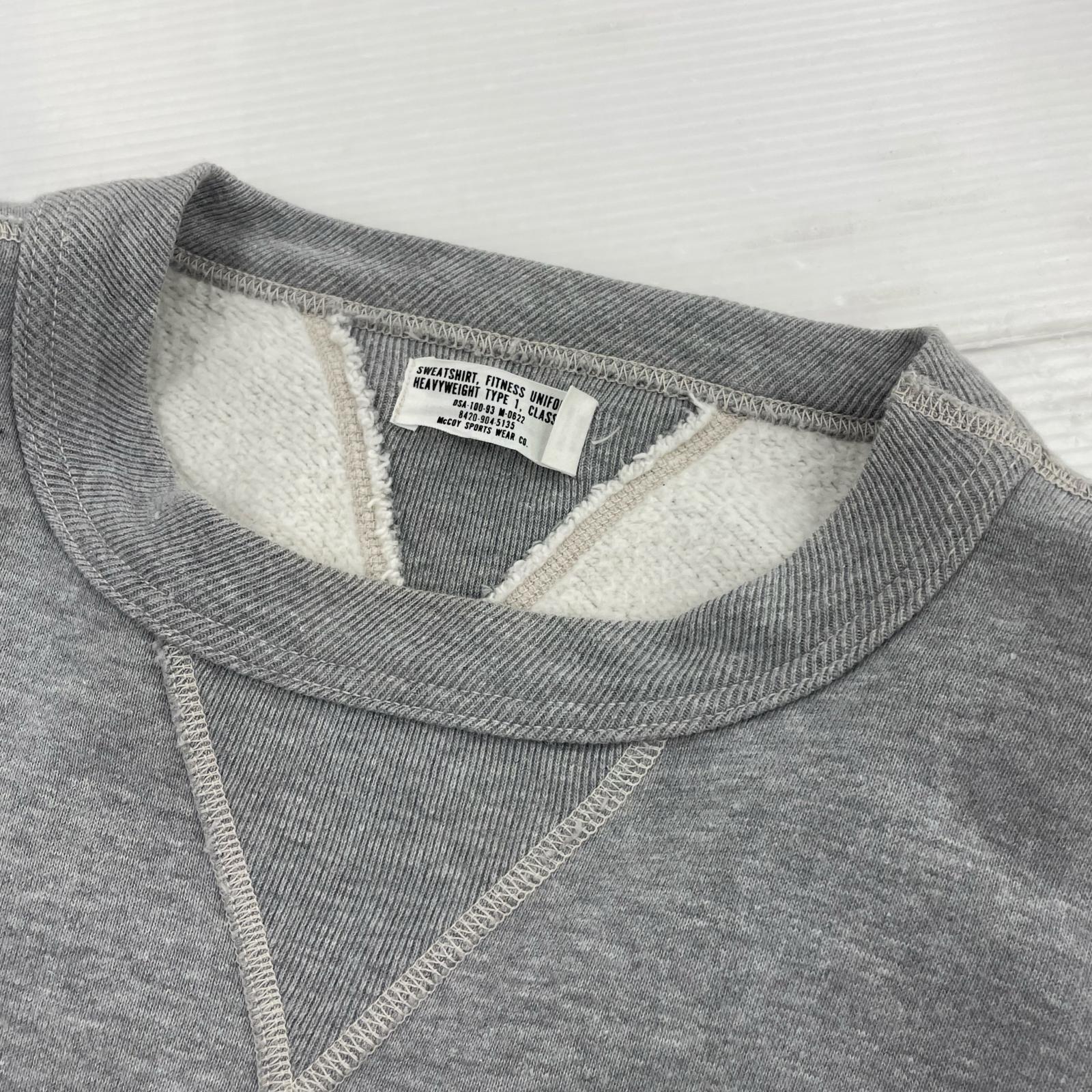 スウェット 両V USAF グレー (M) M