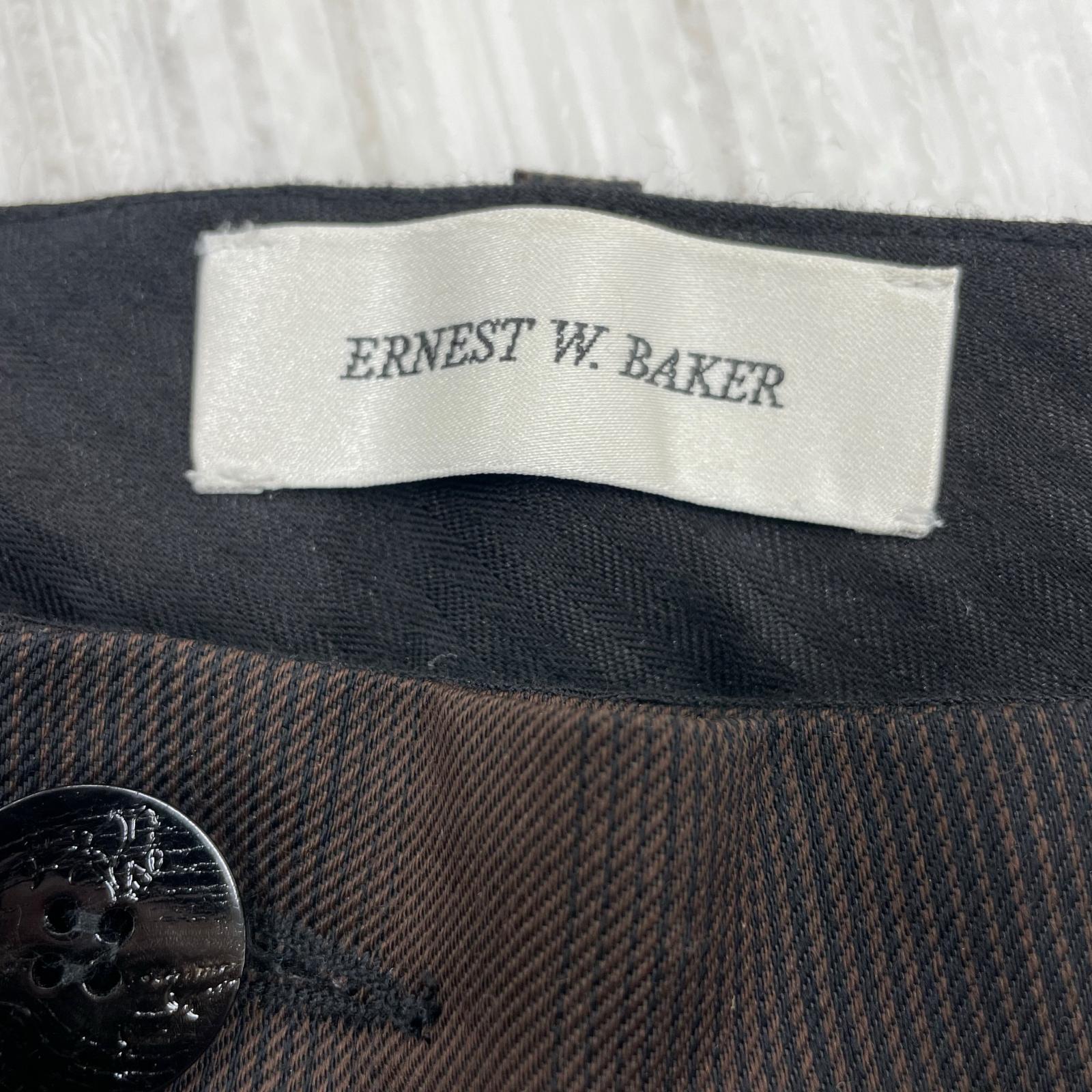 パンツ ERNEST W.BAKER フレアスラックス ブラウン