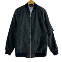 ジャケット Paul Smith スウェードタッチ ボンバージャケット 黒 M ブラック