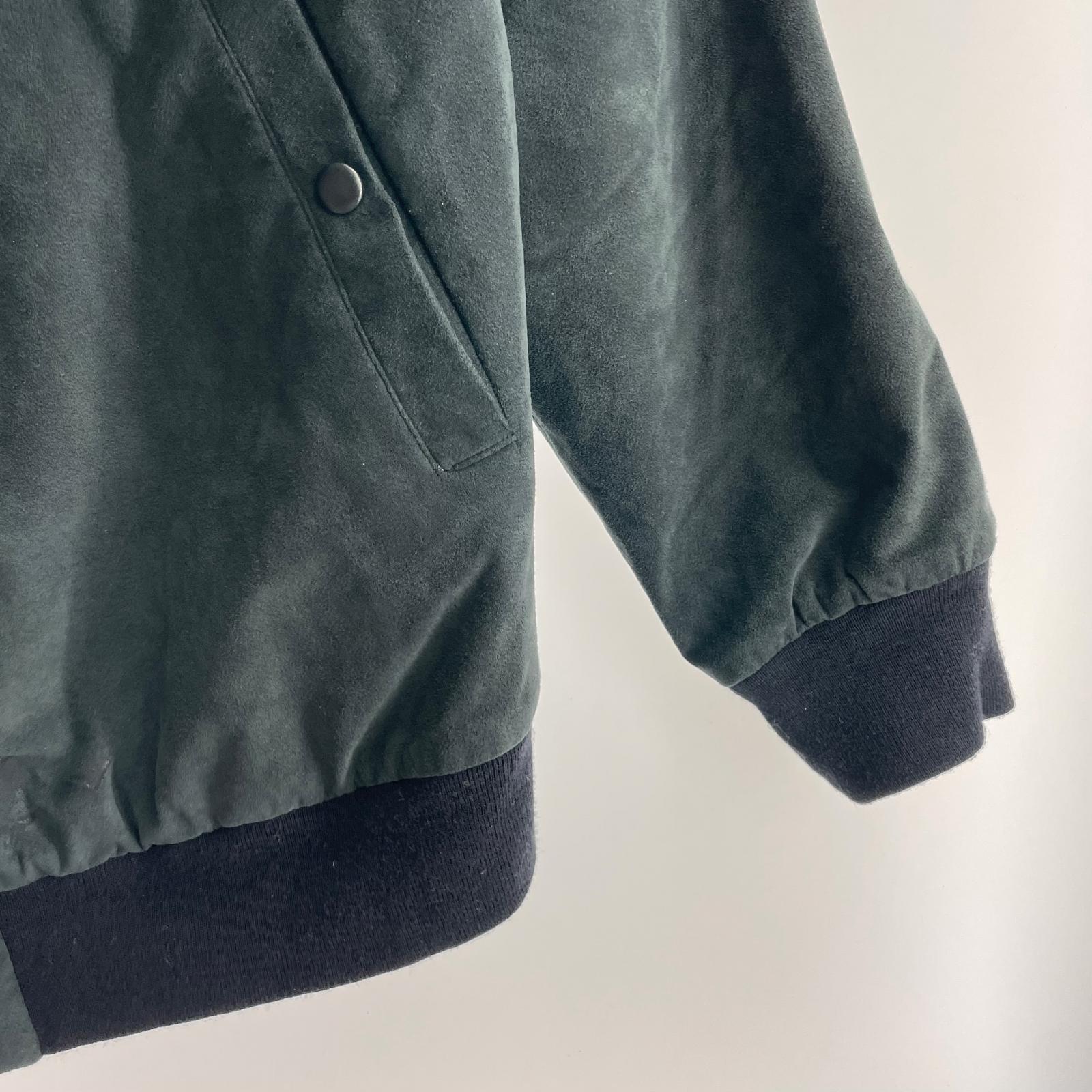 ジャケット Paul Smith スウェードタッチ ボンバージャケット 黒 M ブラック