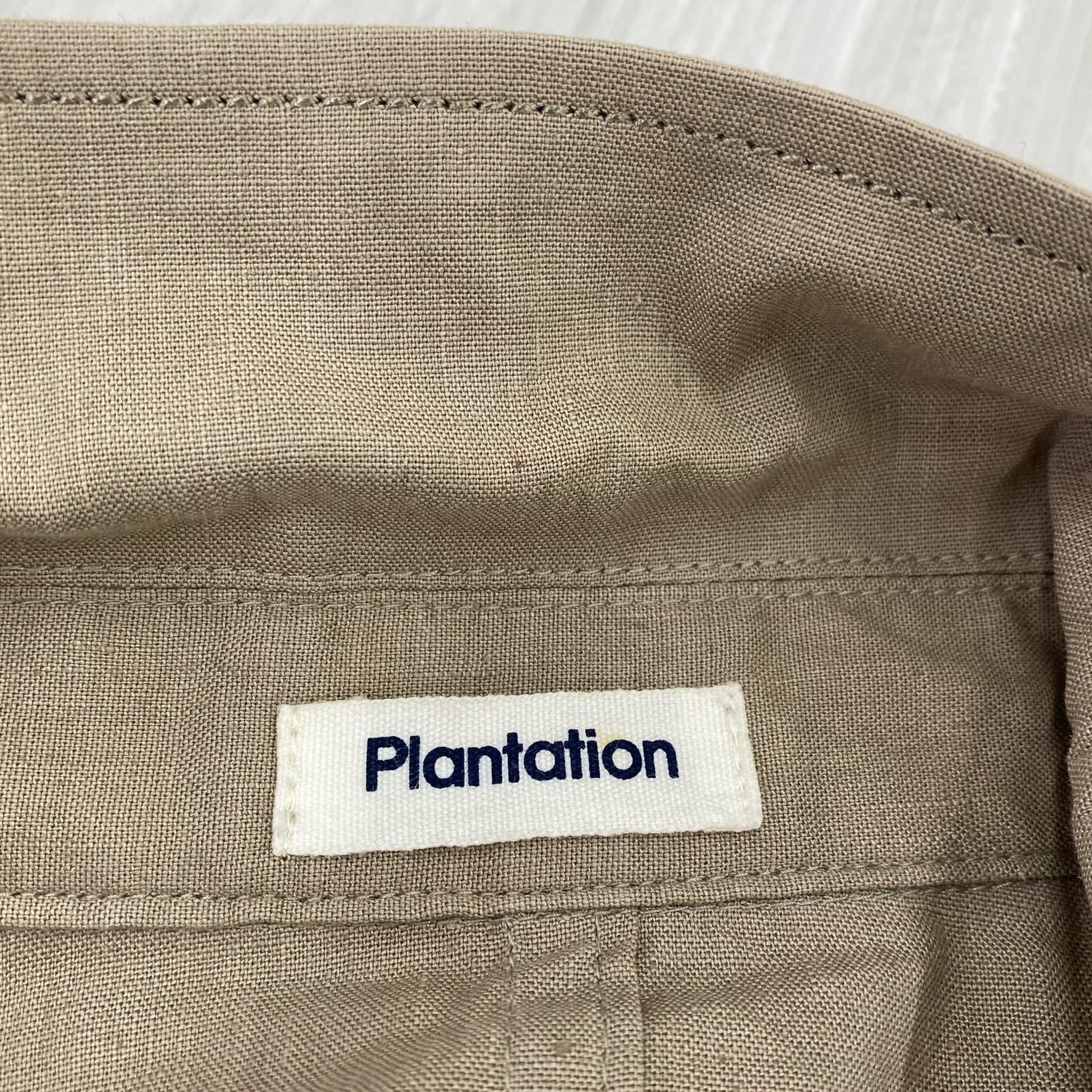 ジャケット Plantation リネンジャケット L ベージュ L ベージュ