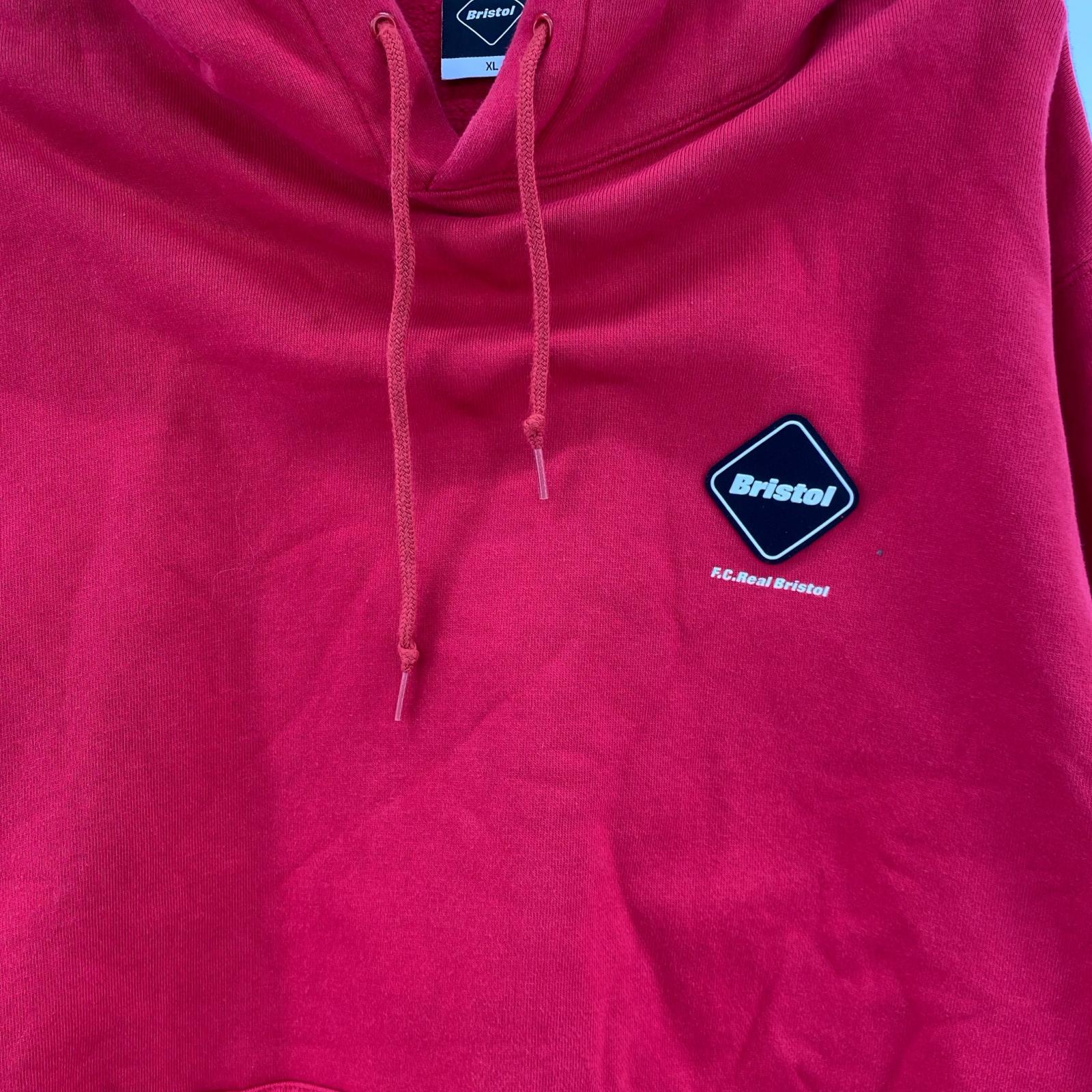 パーカー LOGO PULL OVER 赤 (XL) レッド