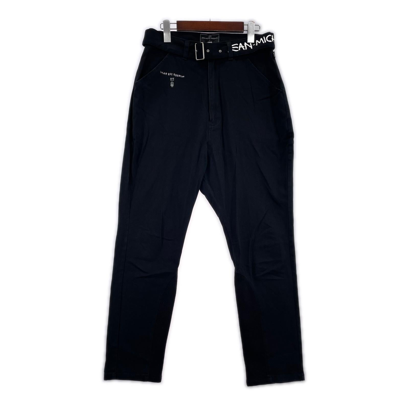 パンツ glamb ×JEAN MICHEL BASQUIAT PANTS 1 BLK 1 ブラック