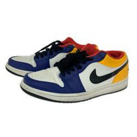 スニーカー JORDAN 1 LOW "WHITE/NAVY/YELLOW" 27.0 27cm (US9 UK8 1/2 EU44) マルチカラー
