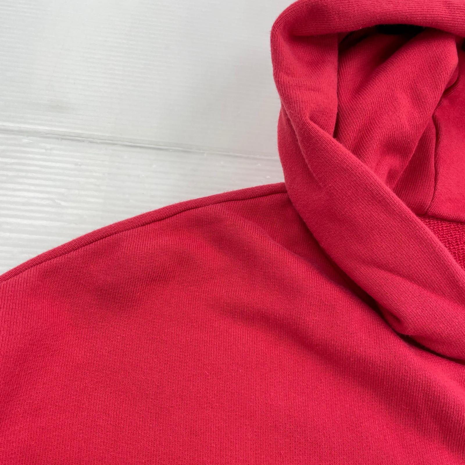 パーカー BIO FADED MONSTER ZIP HOODIE RED L レッド