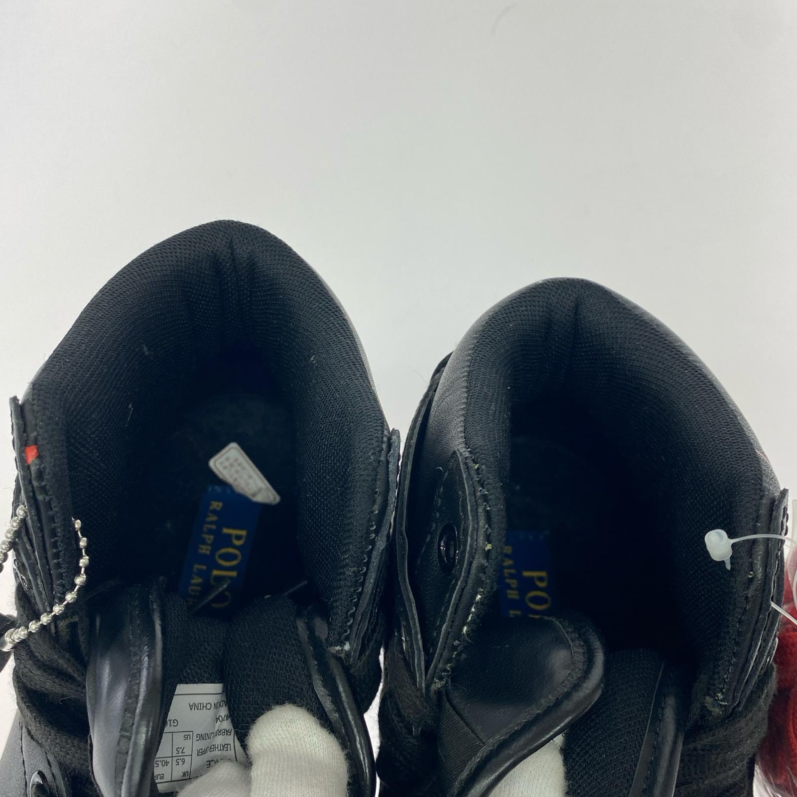 スニーカー POLO RALPH LAUREN polo vance R716 黒 (25.5) ブラック