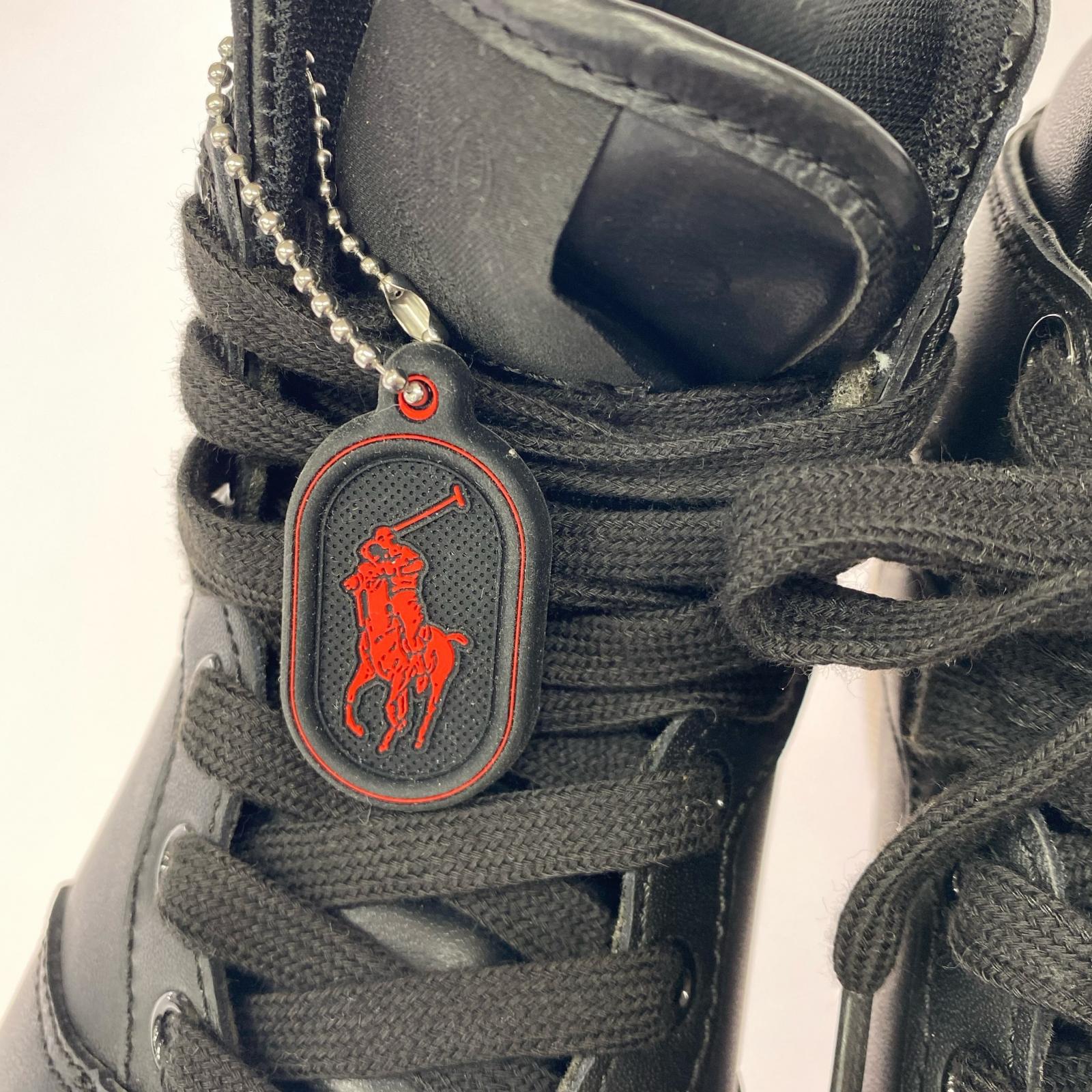 スニーカー POLO RALPH LAUREN polo vance R716 黒 (25.5) ブラック