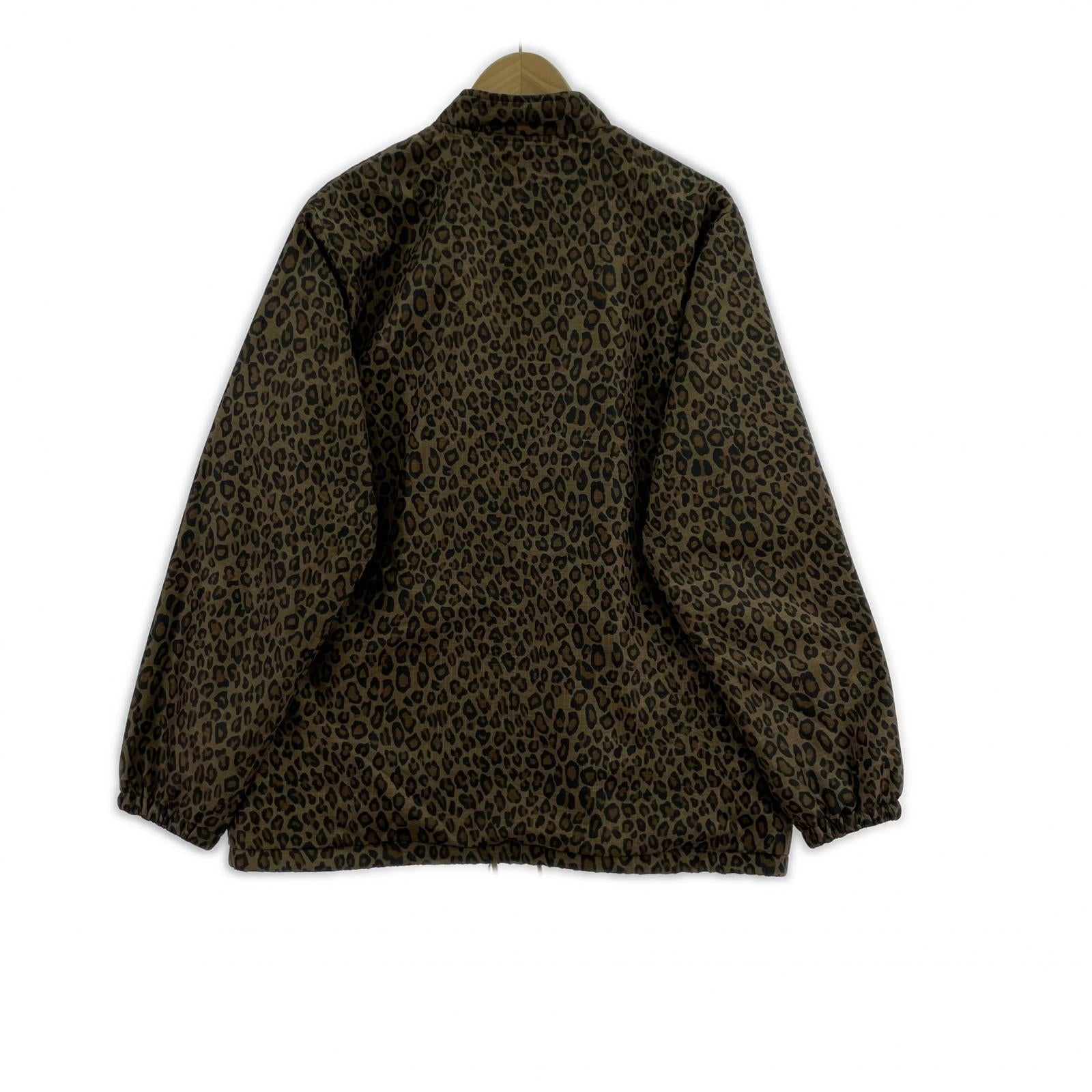 ジャケット マオカラーコーチジャケット (XS) レオパード