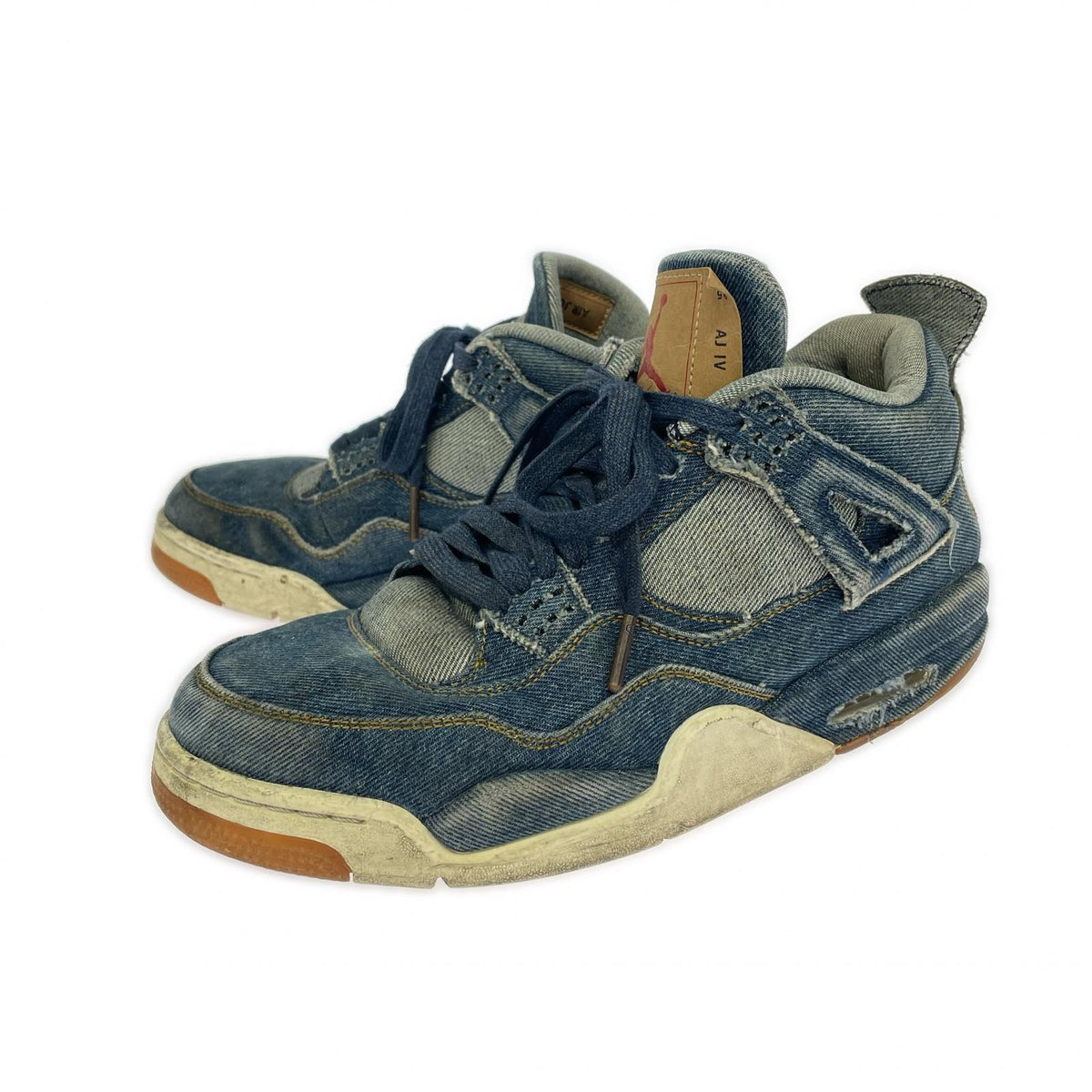 スニーカー ×LEVI'S AIR JORDAN 4 RETRO AO2571-401 27.5cm (US9 1/2 UK9 EU45)