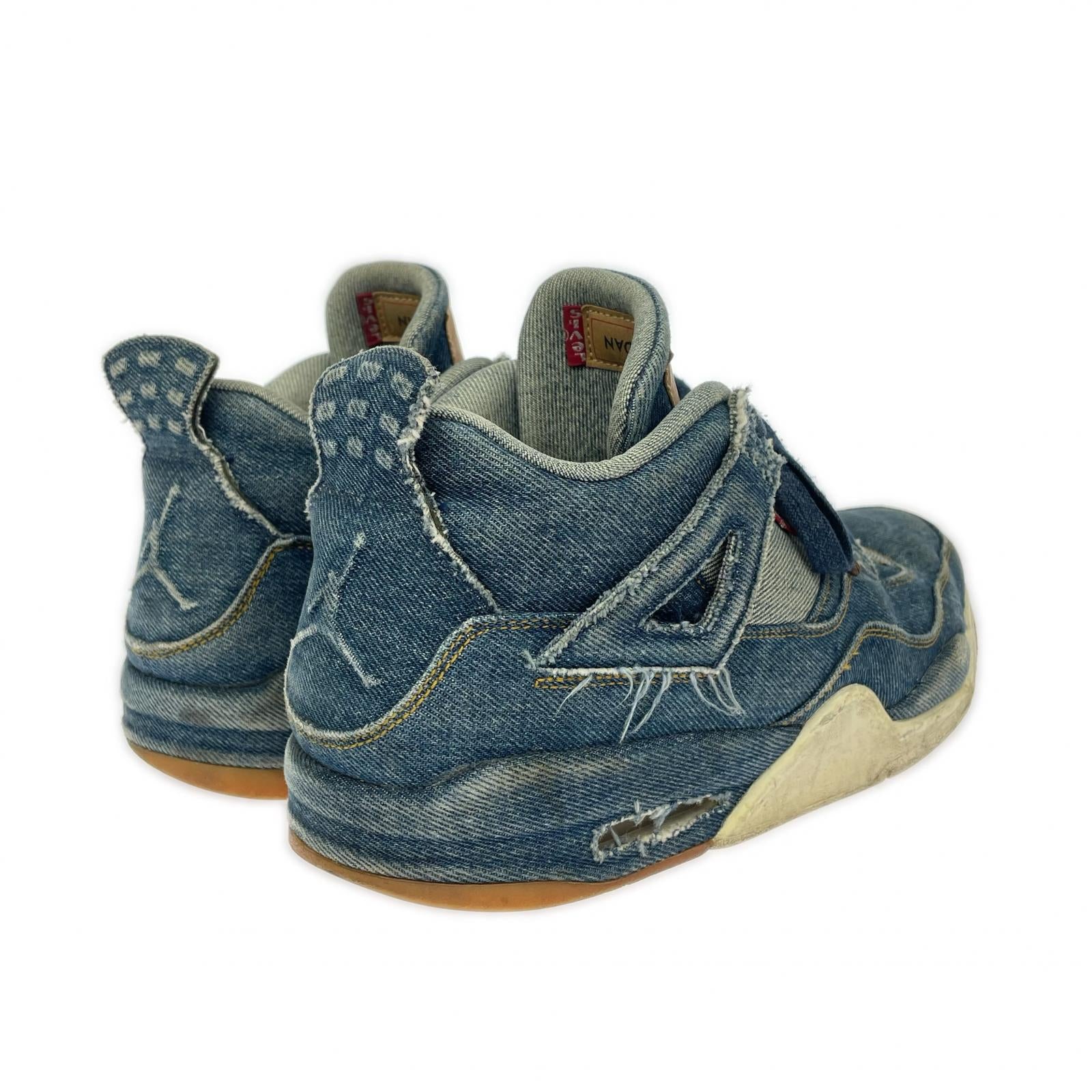 スニーカー ×LEVI'S AIR JORDAN 4 RETRO AO2571-401 27.5cm (US9 1/2 UK9 EU45)