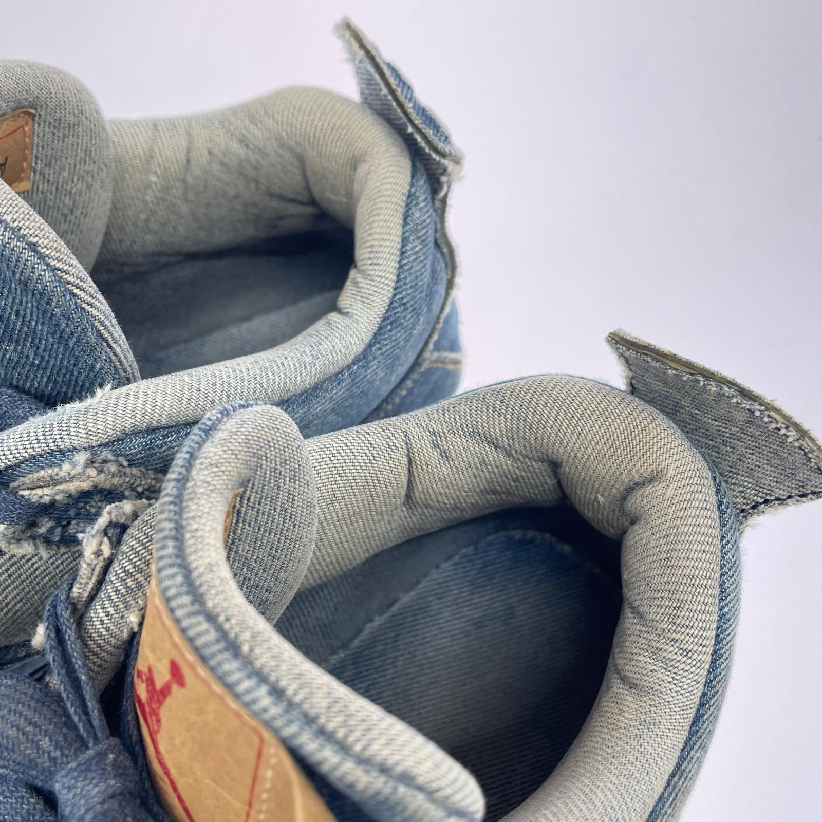スニーカー ×LEVI'S AIR JORDAN 4 RETRO AO2571-401 27.5cm (US9 1/2 UK9 EU45)