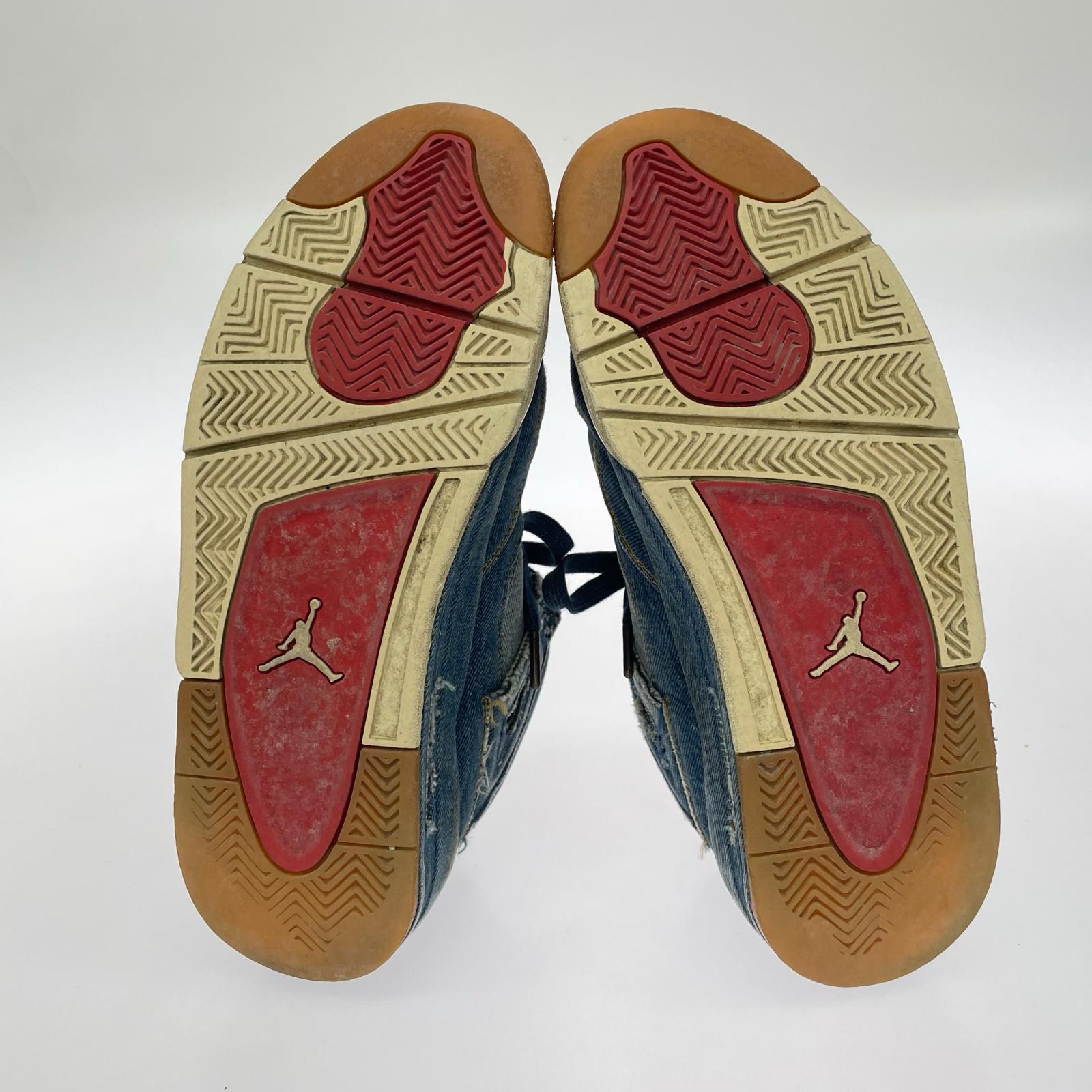 スニーカー ×LEVI'S AIR JORDAN 4 RETRO AO2571-401 27.5cm (US9 1/2 UK9 EU45)