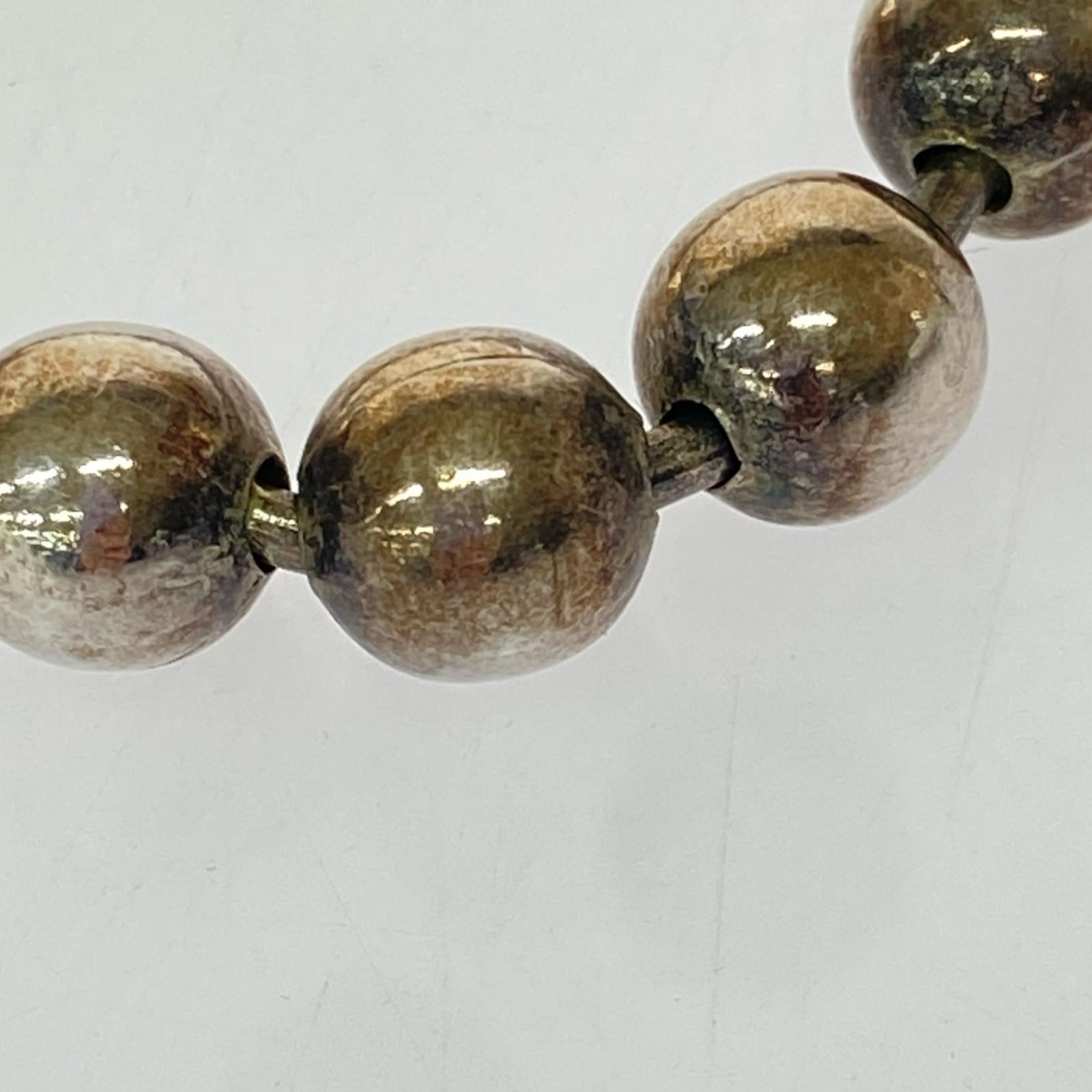 ネックレス CHIEKO + Big ball necklace シルバー