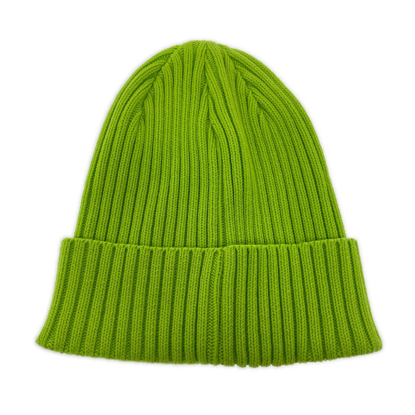 ニットキャップ 19SS Overdyed Beanie 黄緑 グリーン