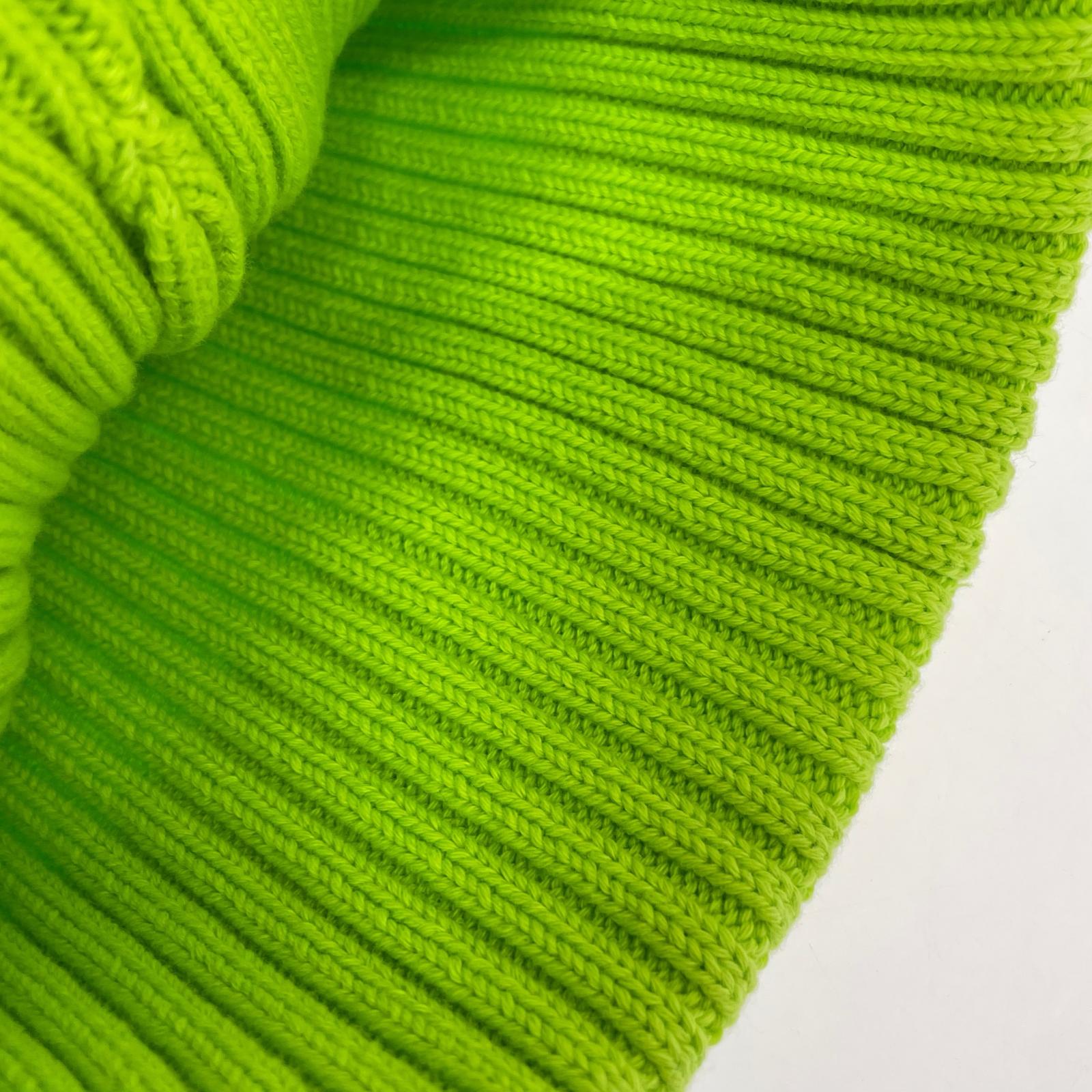 ニットキャップ 19SS Overdyed Beanie 黄緑 グリーン