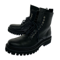 ブーツ ICON Combat Boots CALF LEATHER (40) 40 ブラック