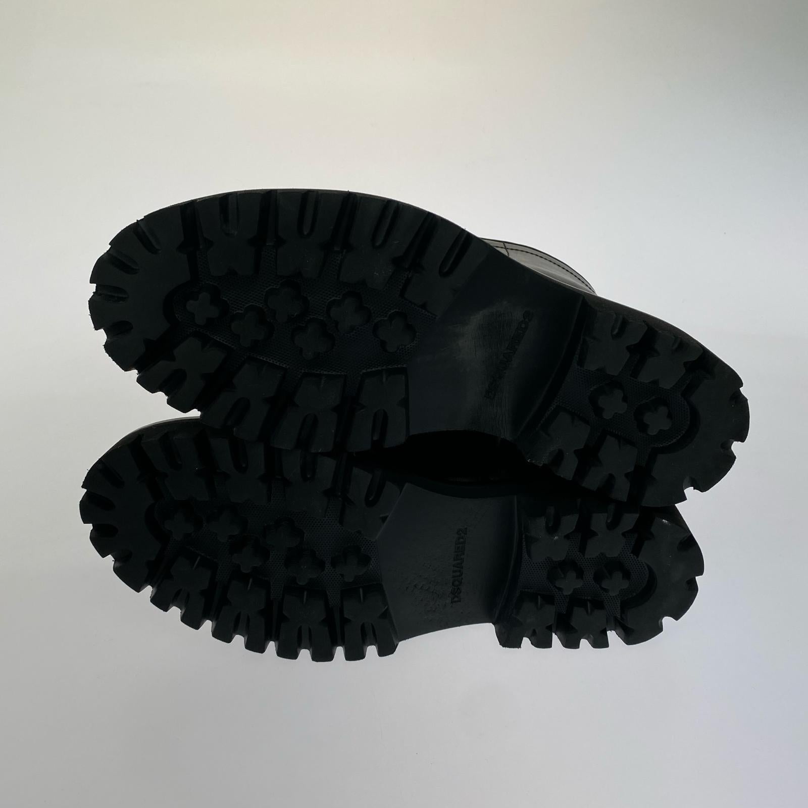 ブーツ ICON Combat Boots CALF LEATHER (40) 40 ブラック