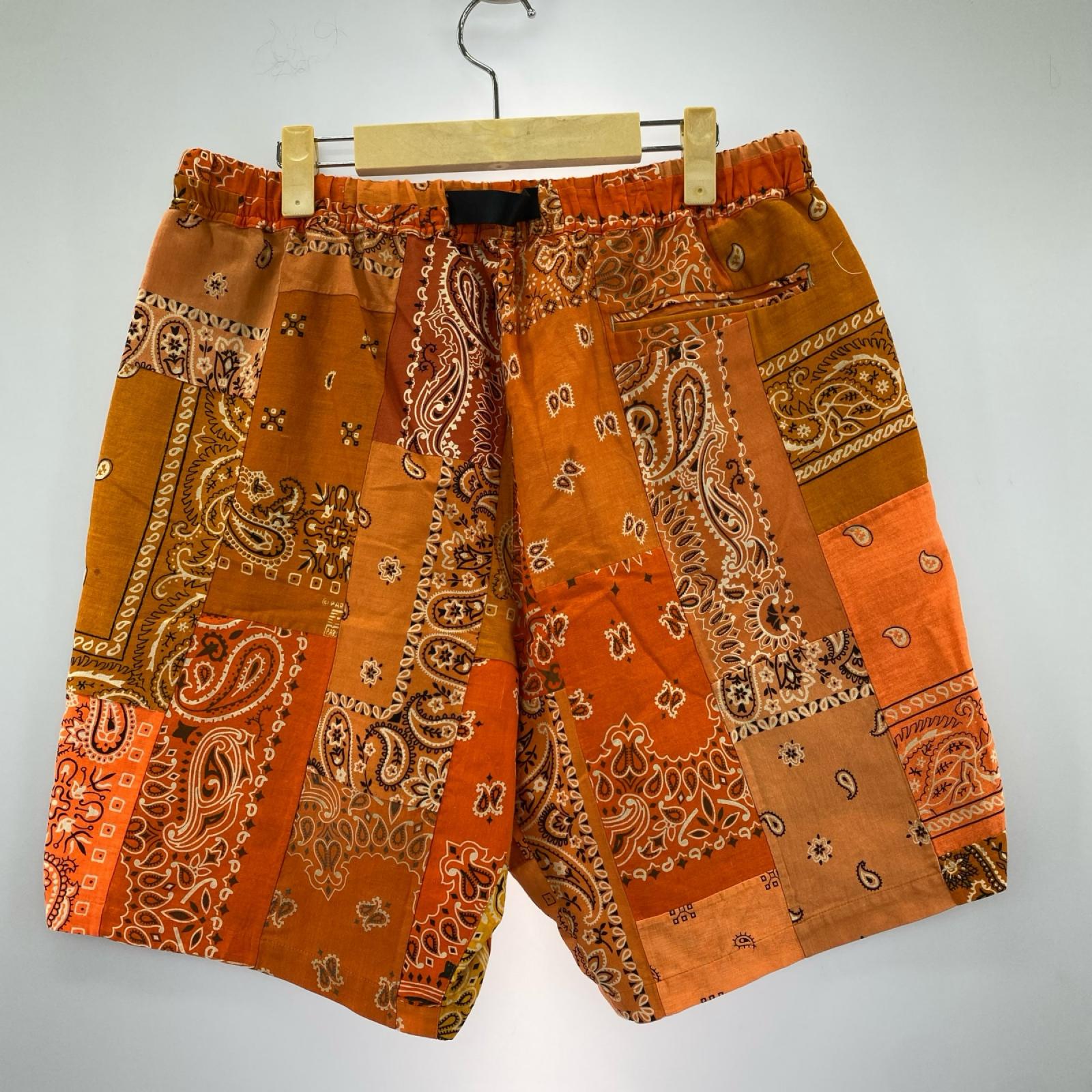 ショートパンツ Warm Bandana Easy Shorts(2) 2 オレンジ