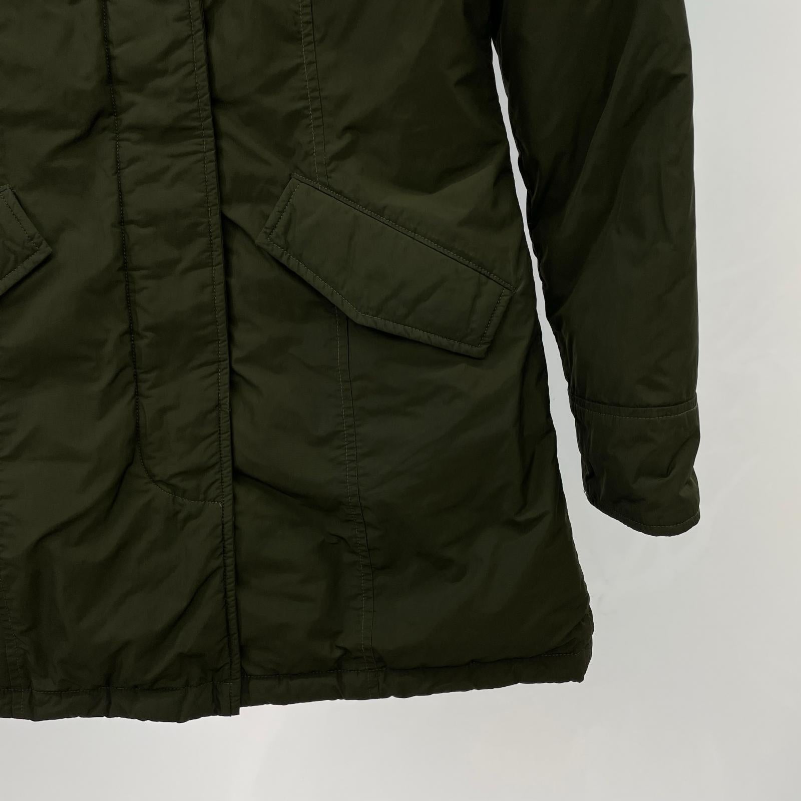 ダウンジャケット LUXURY ARCTIC PARKA ZIP UP カーキ (M) M