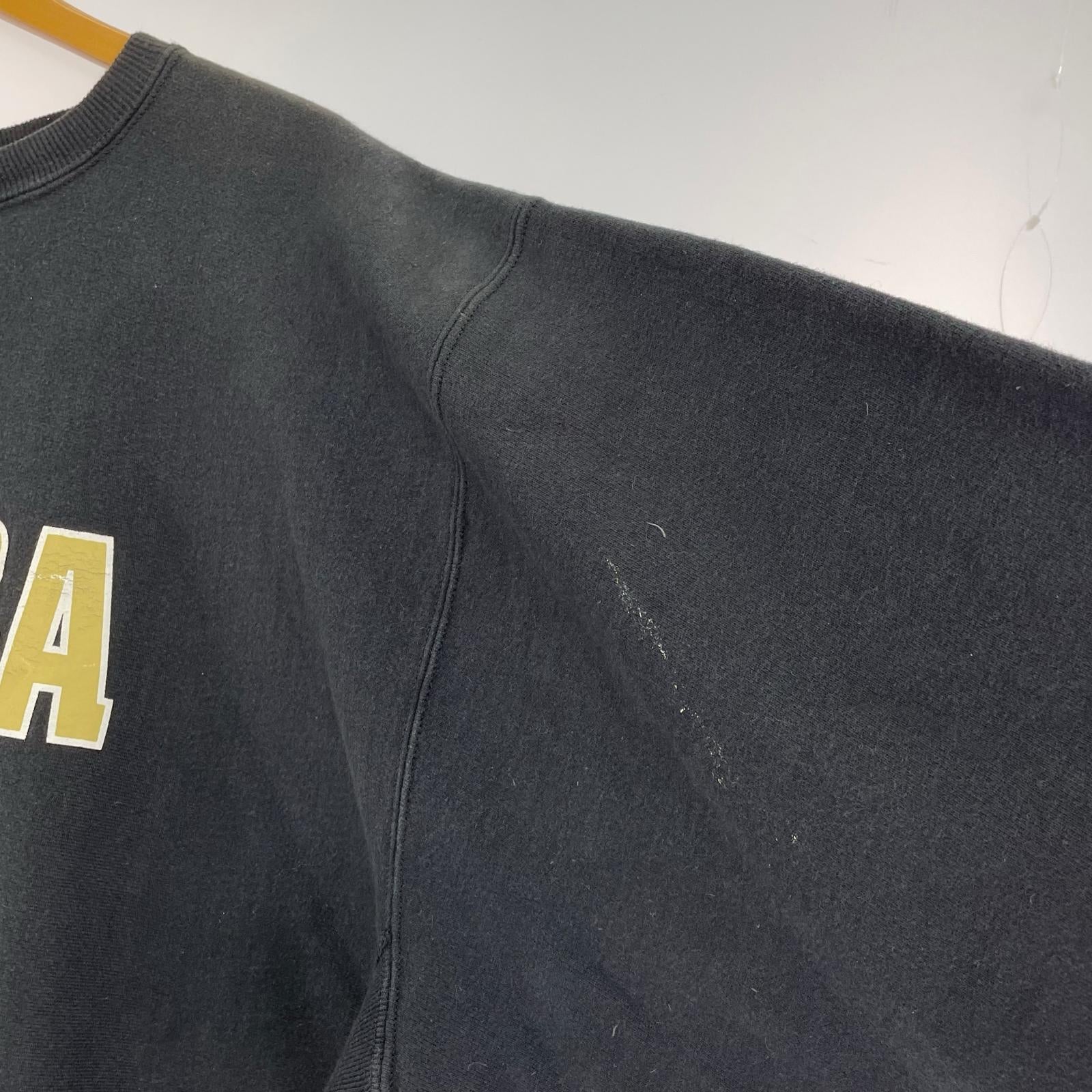 スウェット 90s リバースウィーブ カレッジロゴ (XXL) ブラック ブラック