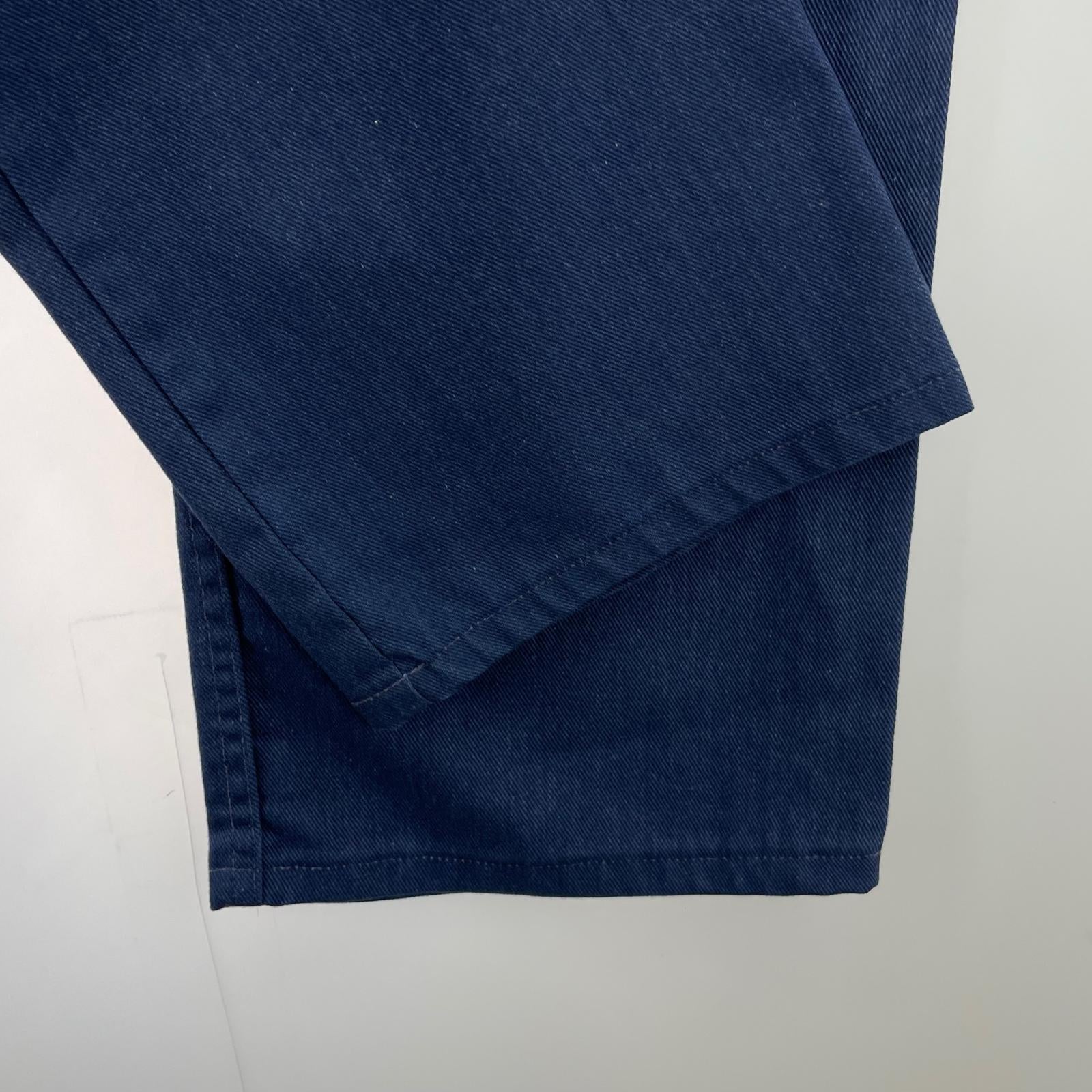 パンツ 70~80s デニムスラックス W36 L30 ブルー