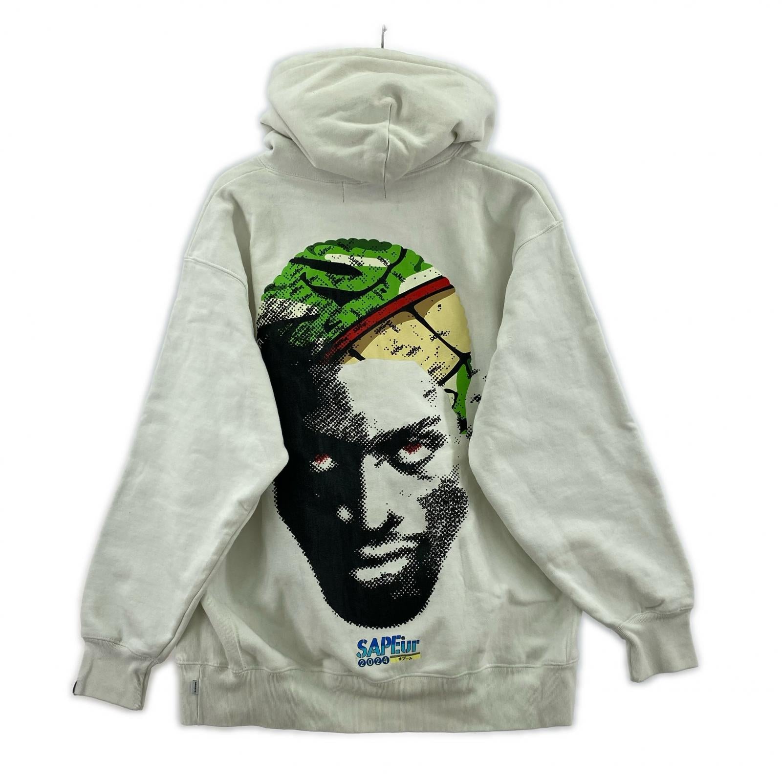 パーカー Divine Dragon Head Hoodie ホワイト