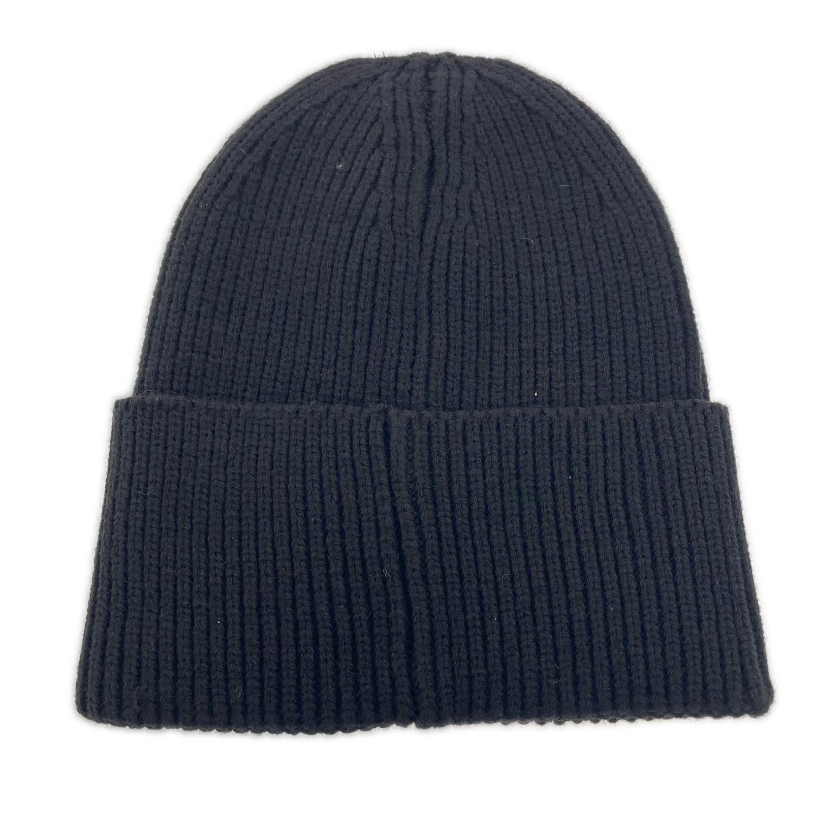 ニットキャップ backside club CAP ニットビーニー F ブラック ブラック