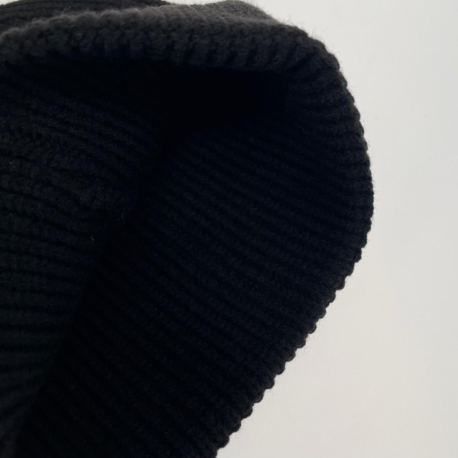 ニットキャップ backside club CAP ニットビーニー F ブラック ブラック
