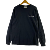 長袖Tシャツ backside club L/SプリントTee M ブラック M ブラック