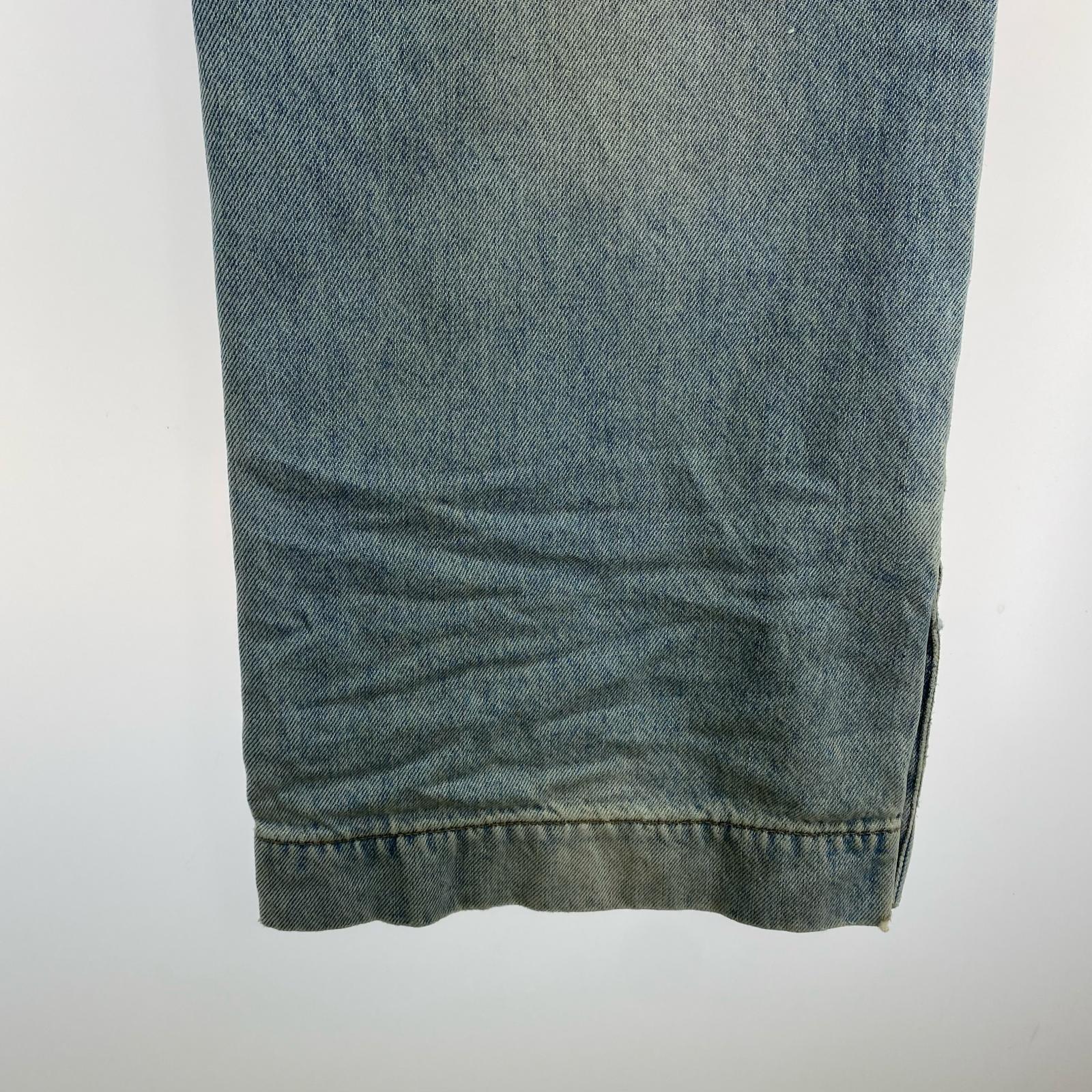 デニムパンツ AMIRI 26SS MX1 STRAIGHT FLARE JEAN 33 サックス 33 ブルー