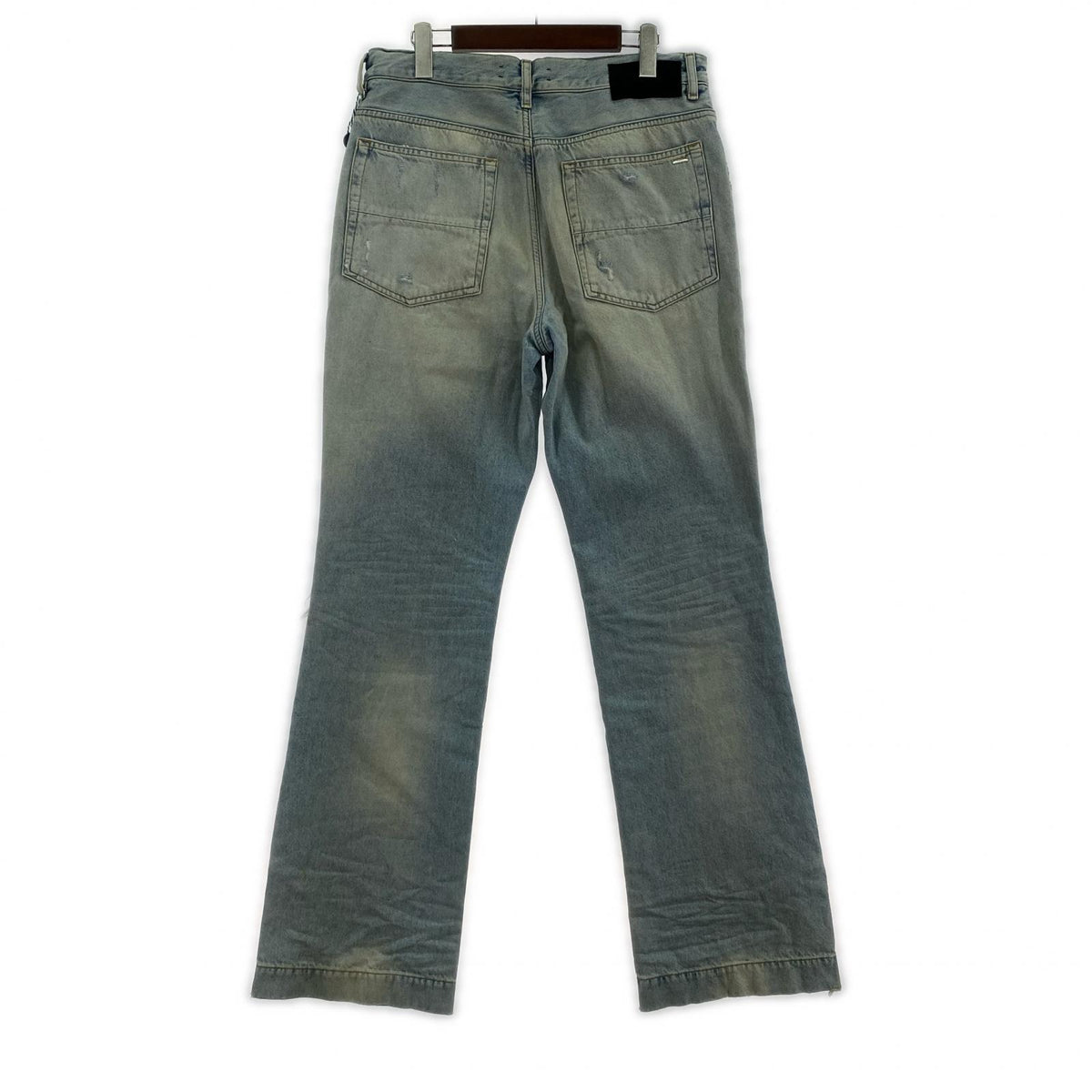 デニムパンツ AMIRI 26SS MX1 STRAIGHT FLARE JEAN 32 サックス 32 ブルー
