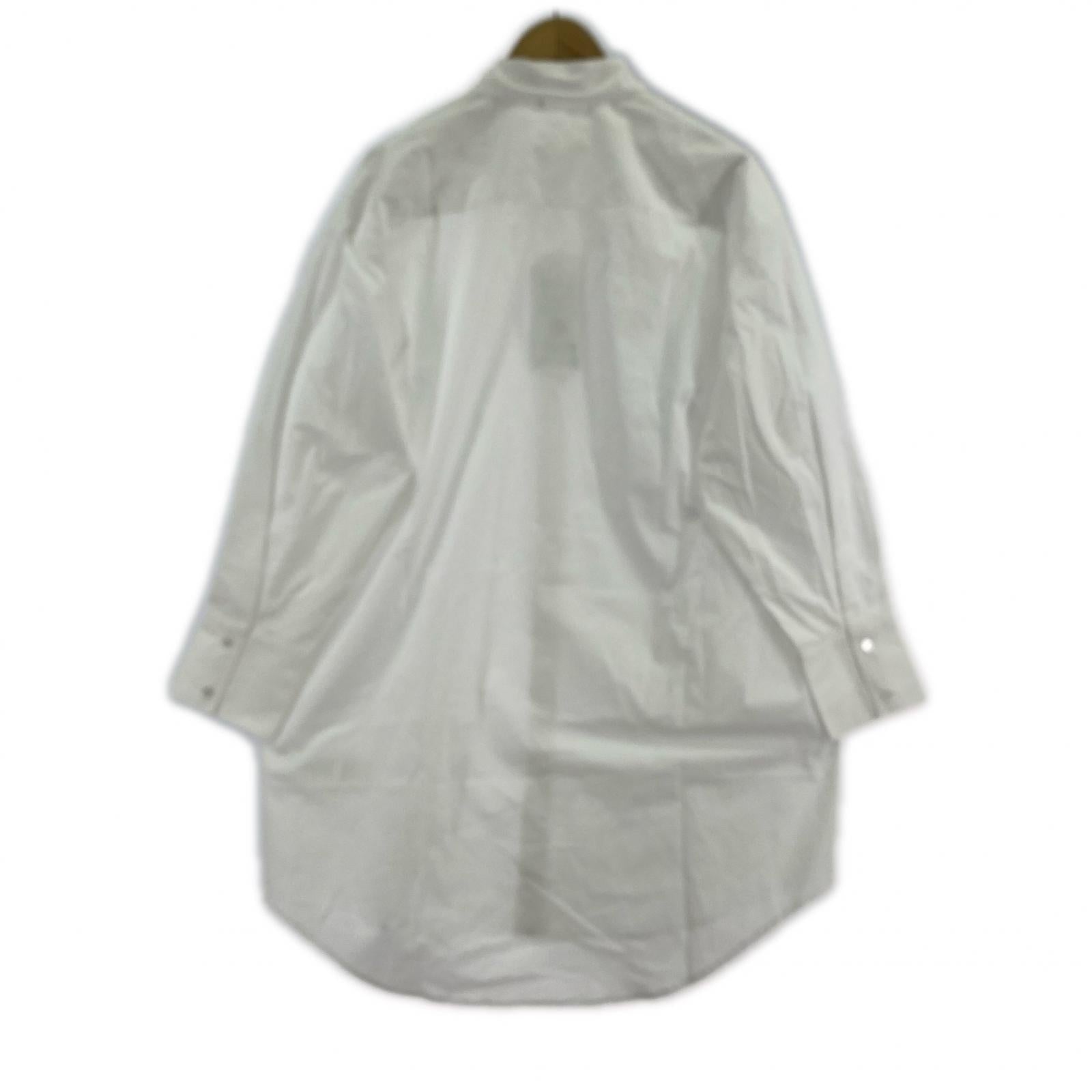 長袖シャツ MM6 26SS プリントロングシャツ 16Y ホワイト ホワイト