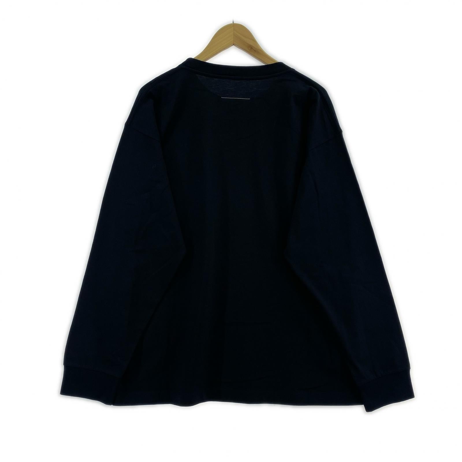 長袖Tシャツ MM6 Label Patch L/S T-shirt M ブラック M ブラック