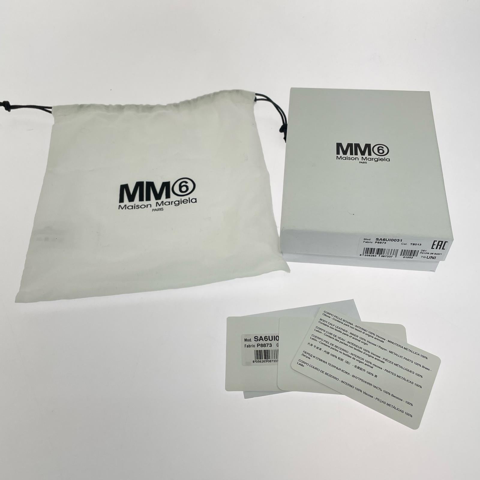 コンパクトウォレット MM6 フラグメントケース ブラック ブラック