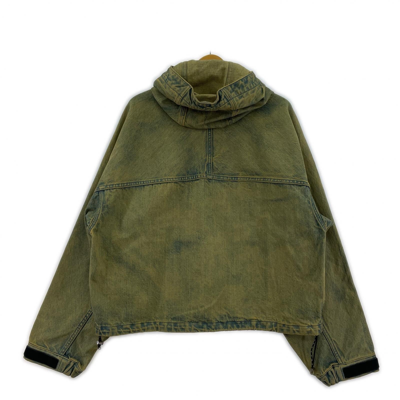 ジャケット 24SS/HOODED DENIM JACKET/サンプル ブルー