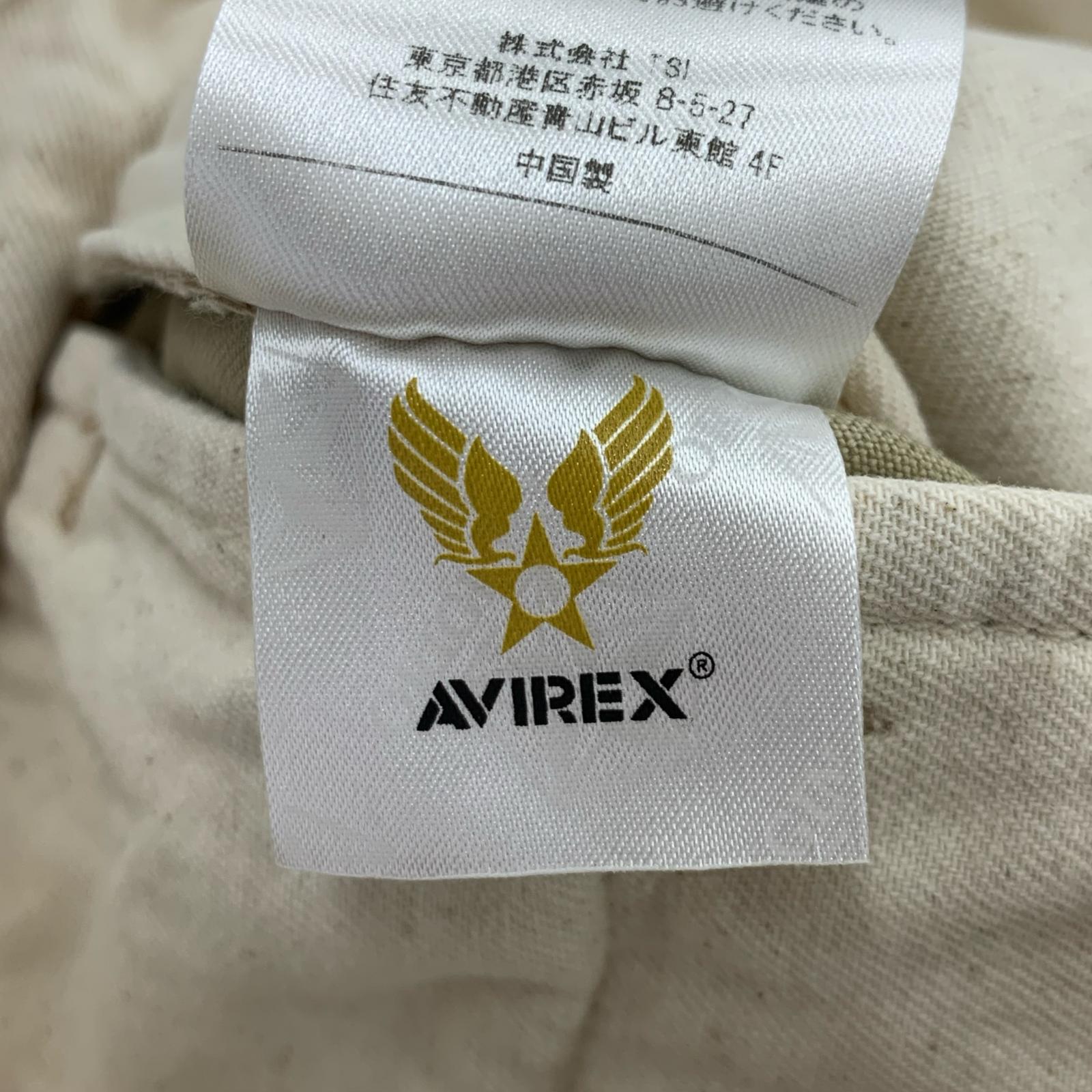 パンツ AVIREX 7522 CHINO TROUSERS チノパン 32 ベージュ 32 ベージュ
