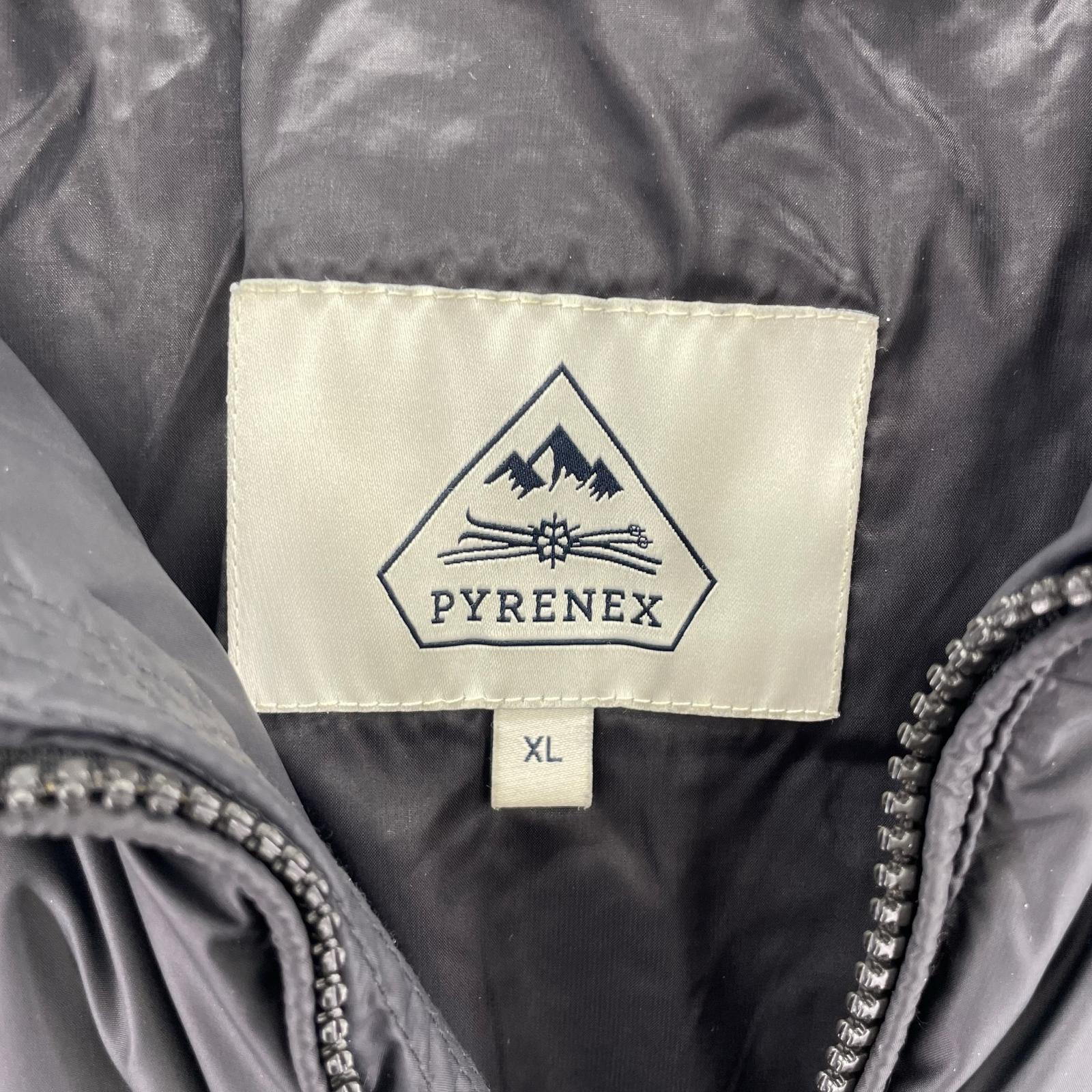 ダウンジャケット PYRENEX SPOUTNIC JACKET MAT スプートニックジャケット XL 黒 ブラック