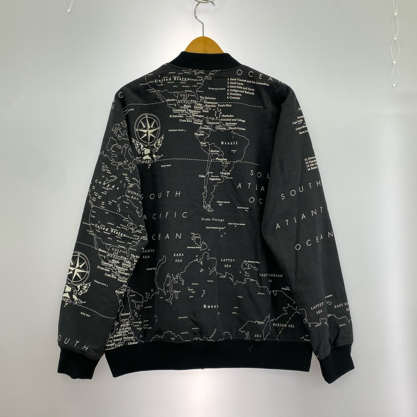 ジャケット WHIZ LIMITED MAP JACKET BLACK