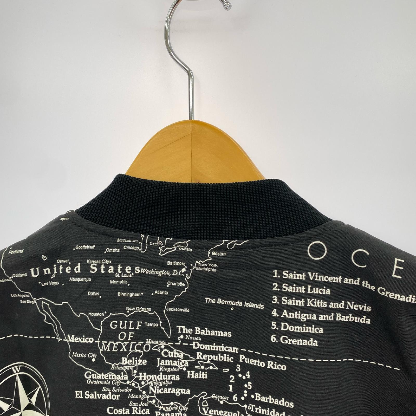 ジャケット WHIZ LIMITED MAP JACKET BLACK