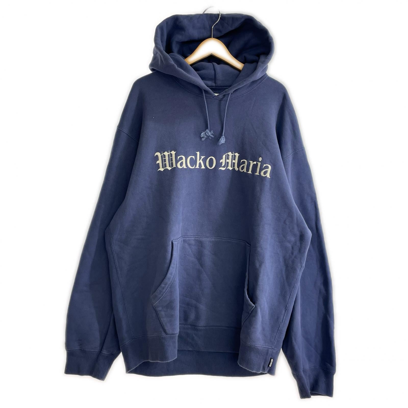 パーカー WACKO MARIA 23SS MIDDLE WEIGHT PULLOVER SWEAT SHIRT XL ブルー ブルー