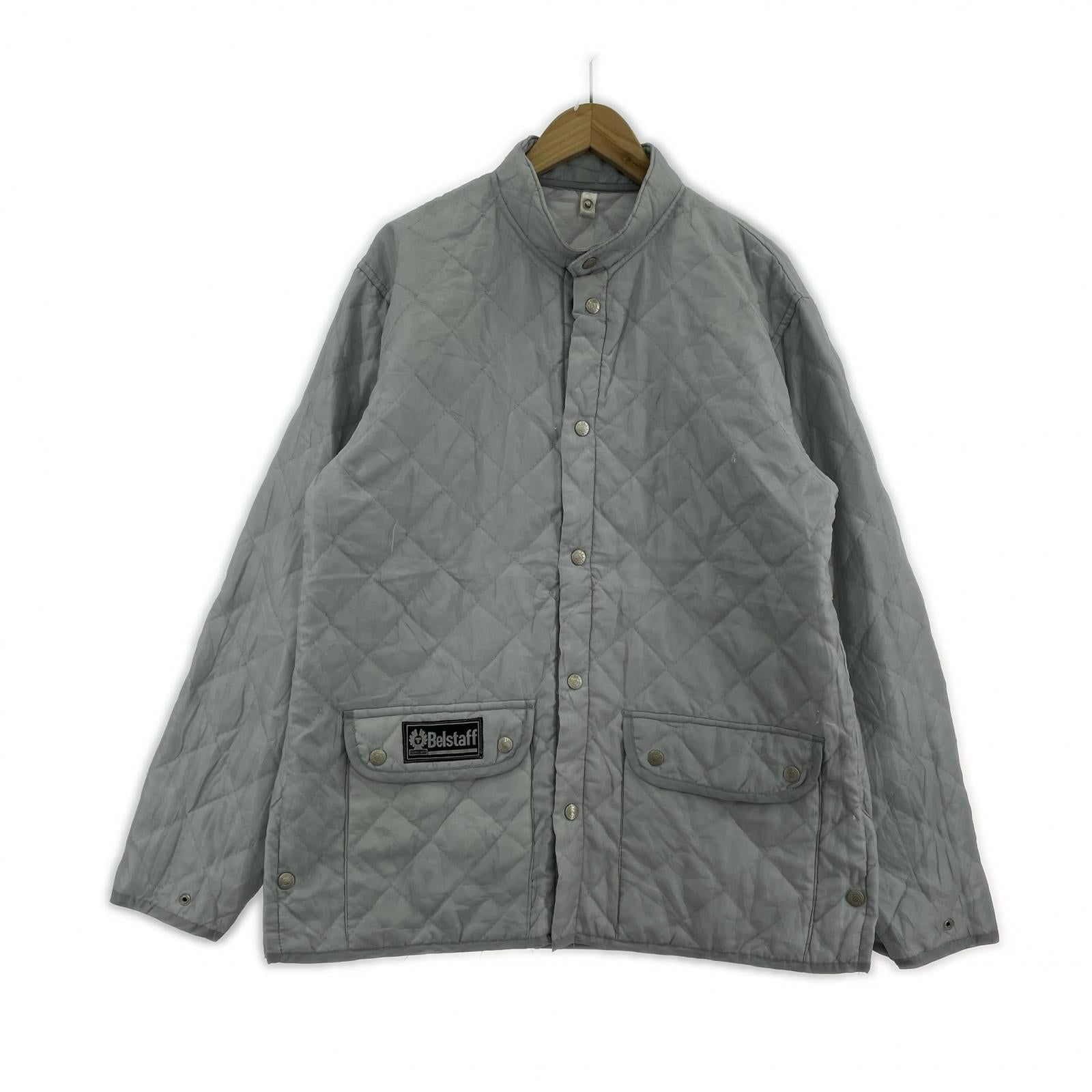 ジャケット キルティング 灰 (XL) グレー