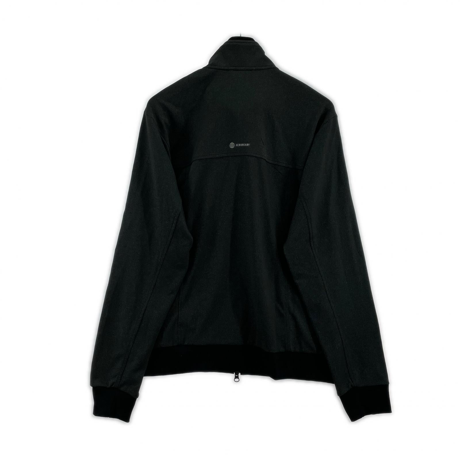 パーカー adidas パーカー(ジップアップ) L ブラック