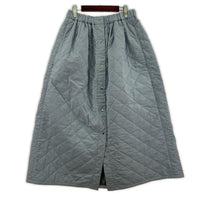 ロングスカート BEAUTY&YOUTH UNITED ARROWS キルティングスカート 38 ブルー