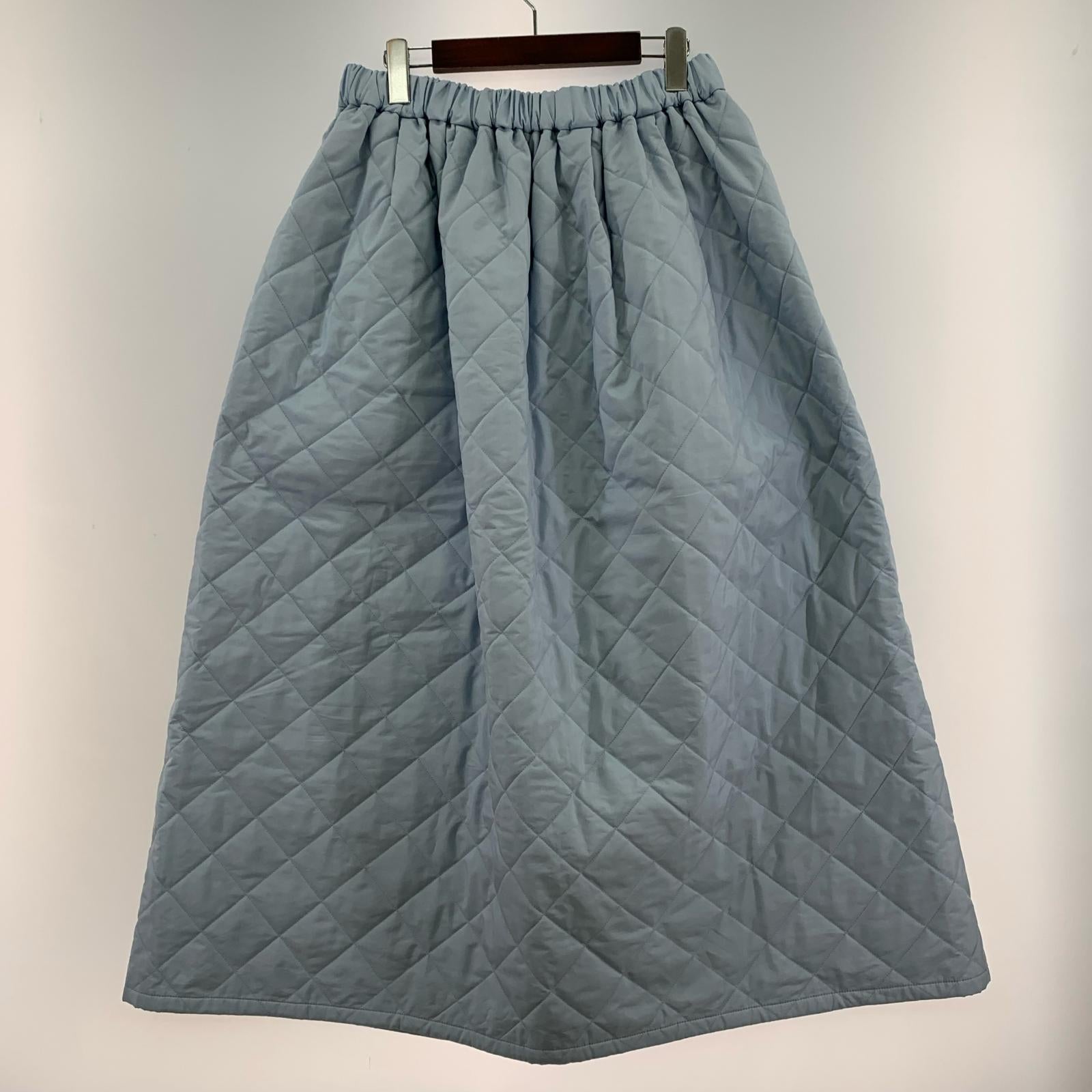 ロングスカート BEAUTY&YOUTH UNITED ARROWS キルティングスカート 38 ブルー