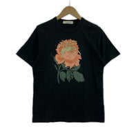半袖Tシャツ 蜘蛛薔薇 1 ブラック