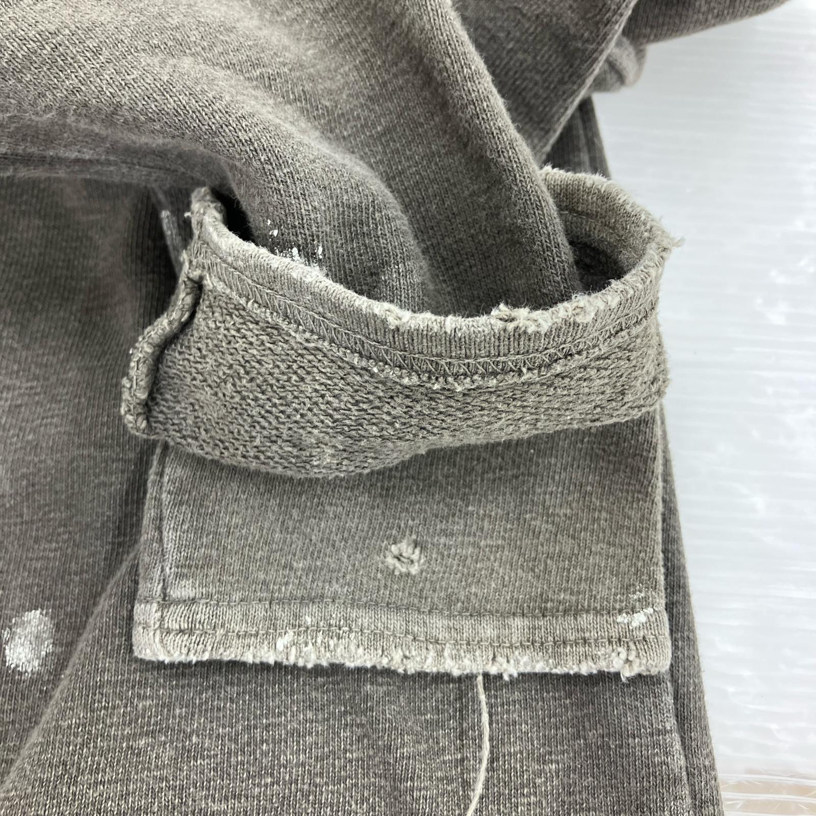 スウェット 00s ダメージスウェット BRW ブラウン